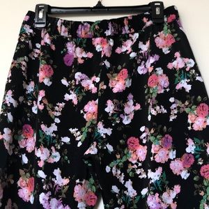 Floral Print Harem Pants